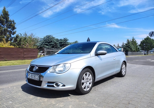 Volkswagen Eos cena 24500 przebieg: 128000, rok produkcji 2009 z Poznań małe 106